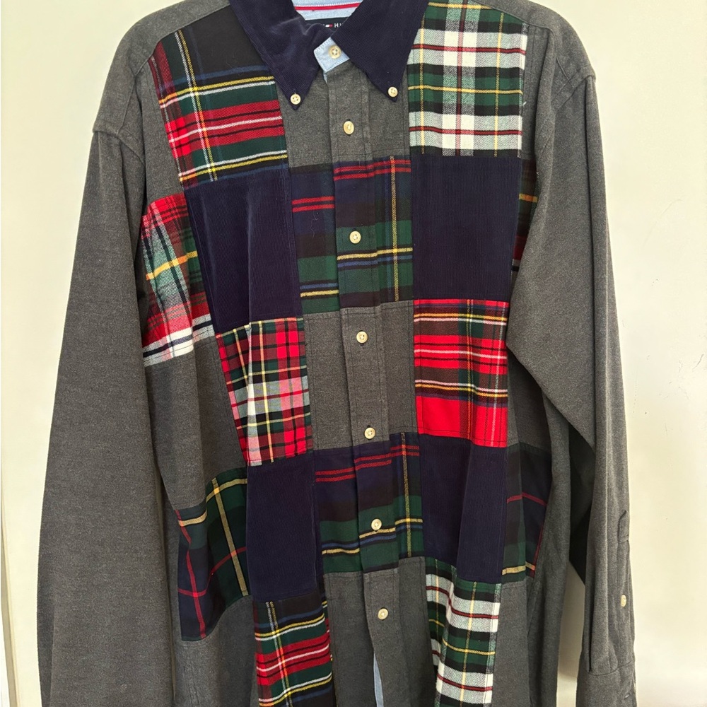 Tommy Hilfiger, heavy flannel shirt size large